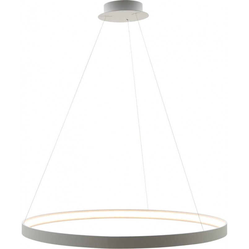 Lampa wisząca LED Circle 110cm biała ZumaLine - Nowoczesne oświetlenie