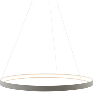 Lampa wisząca LED Circle 110cm biała ZumaLine - Nowoczesne oświetlenie