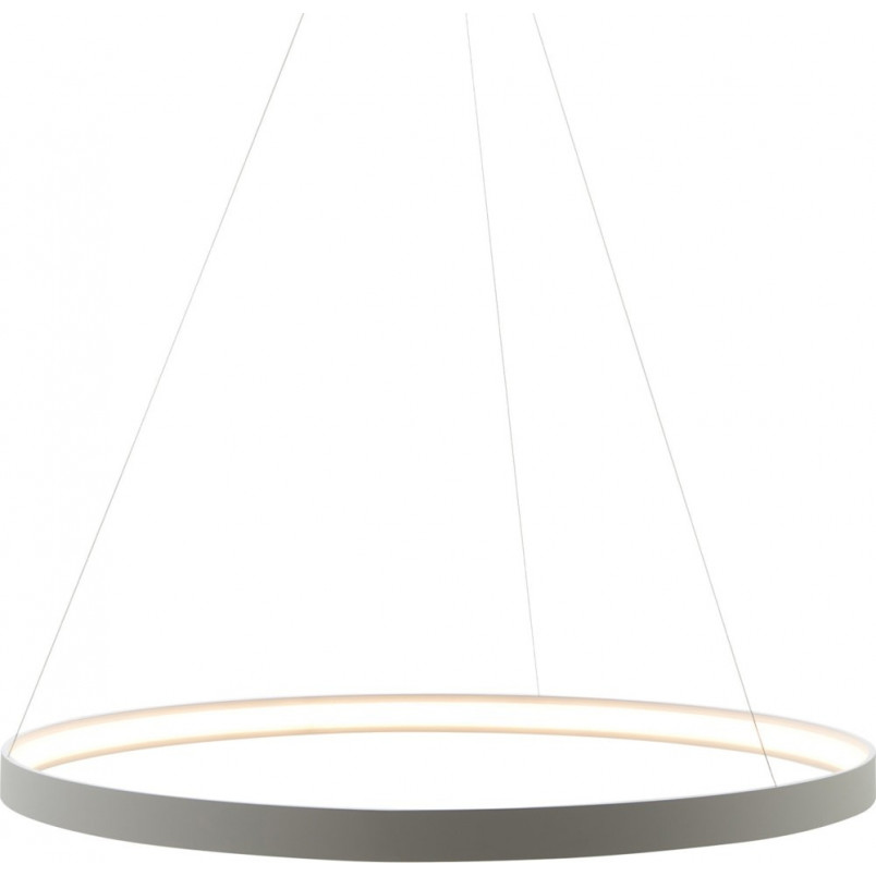 Lampa wisząca LED Circle 110cm biała ZumaLine - Nowoczesne oświetlenie