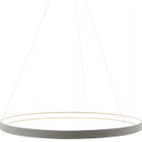 Lampa wisząca LED Circle 110cm biała ZumaLine - Nowoczesne oświetlenie