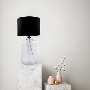 Lampa stołowa czarno-złota Samasun - ZumaLine | Eleganckie oświetlenie