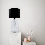 Lampa stołowa czarno-złota Samasun - ZumaLine | Eleganckie oświetlenie