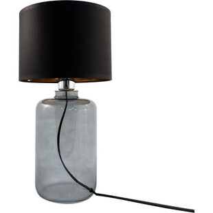 Lampa stołowa szklana Samasun czarno-złota | ZumaLine