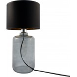 Lampa stołowa szklana Samasun czarno-złota | ZumaLine