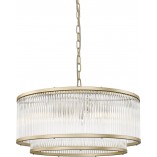Lampa wisząca Hampton Sergio ZumaLine | Szkło, Złoto | Sklep z Lampami