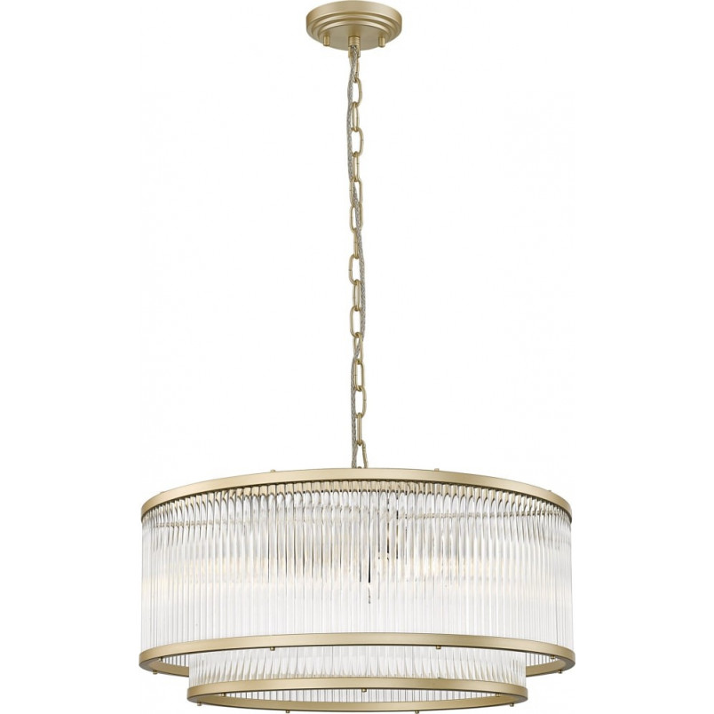 Lampa wisząca Hampton Sergio ZumaLine | Szkło, Złoto | Sklep z Lampami