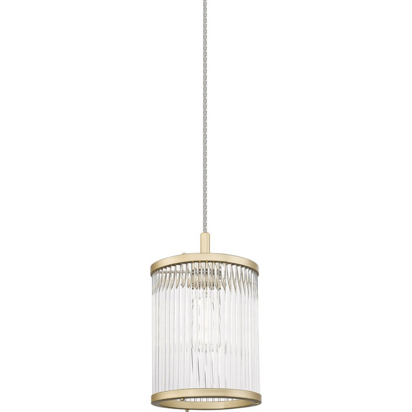 Lampa wisząca szklana Hampton Sergio 15cm złota ZumaLine - Eleganckie oświetleni