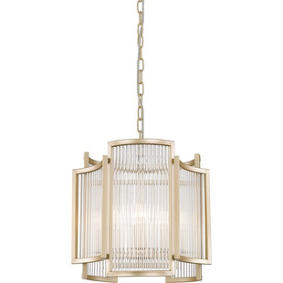 Lampa Hampton Sergio ZumaLine - Szklana, Złota | Oświetlenie