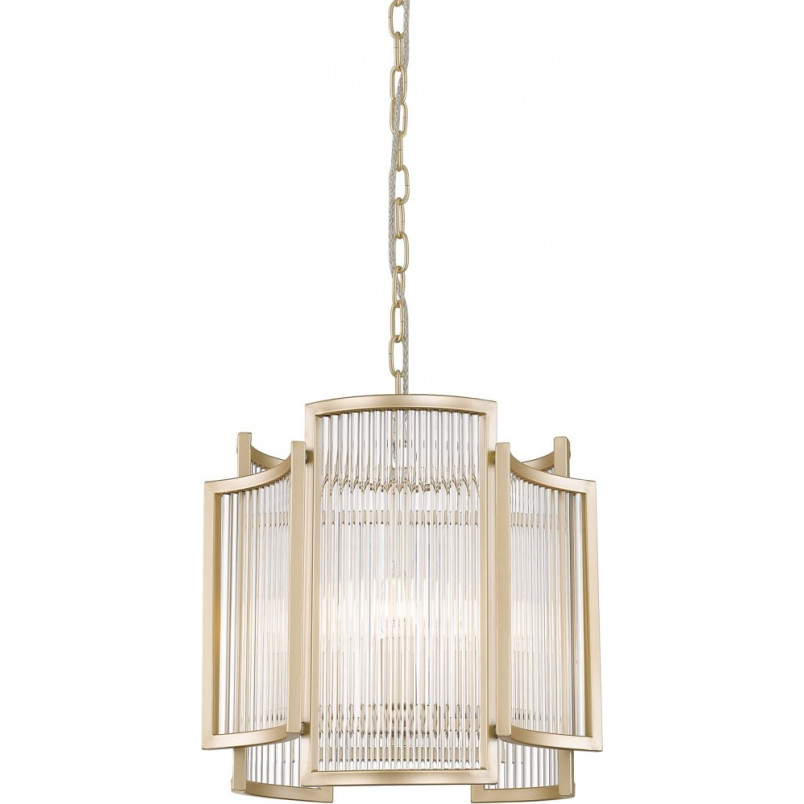 Lampa Hampton Sergio ZumaLine - Szklana, Złota | Oświetlenie