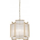 Lampa Hampton Sergio ZumaLine - Szklana, Złota | Oświetlenie