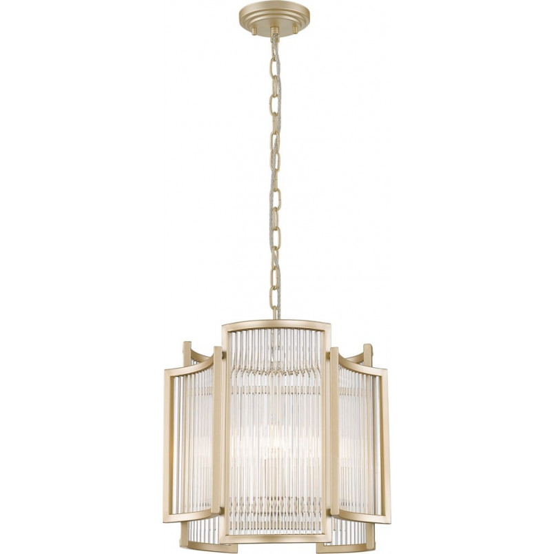 Lampa Hampton Sergio ZumaLine - Szklana, Złota | Oświetlenie