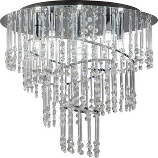 Plafon glamour z kryształkami Terre 45cm - ZumaLine