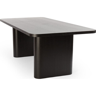Stół prostokątny Nordifra Pelare 240x100 czarny dąb - Elegancki design