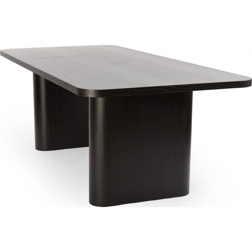 Stół prostokątny Nordifra Pelare 240x100 czarny dąb - Elegancki design
