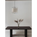 Stół prostokątny Nordifra Pelare 220x100cm - Czarny dąb