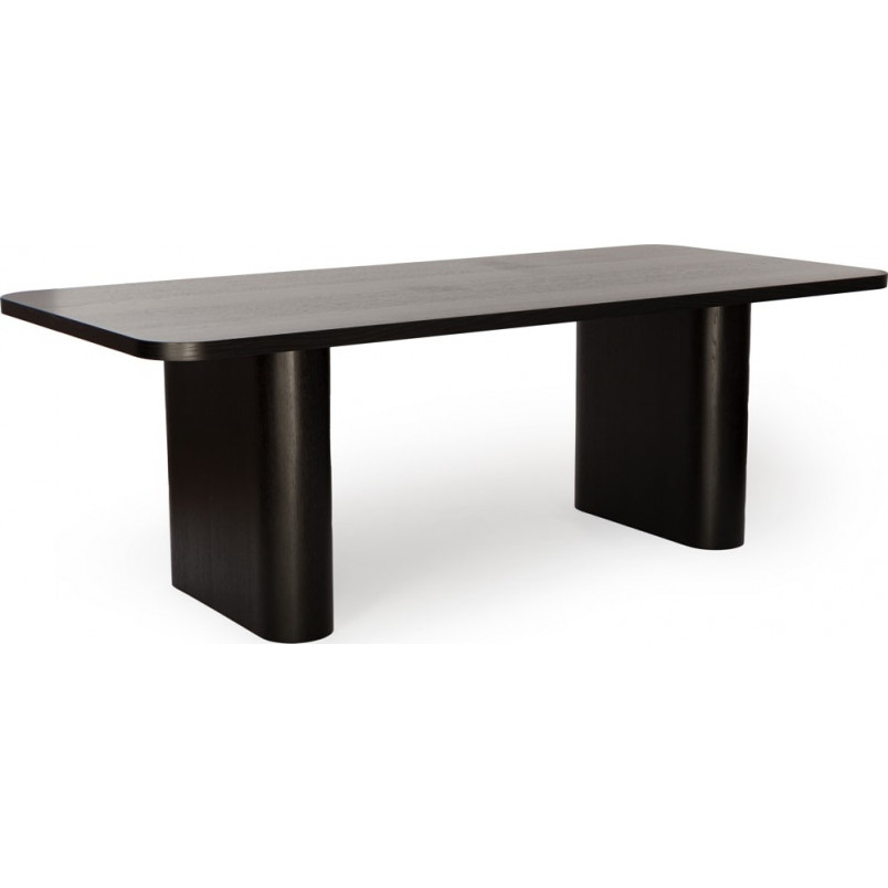 Stół prostokątny Nordifra Pelare 200x100cm - Czarny dąb