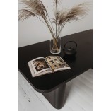 Stół prostokątny Nordifra Pelare 200x100cm - Czarny dąb