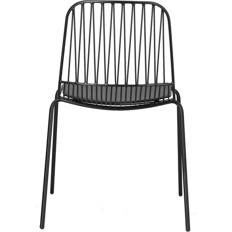 Krzesło druciane Willy Black | Intesi - Komfort i Styl
