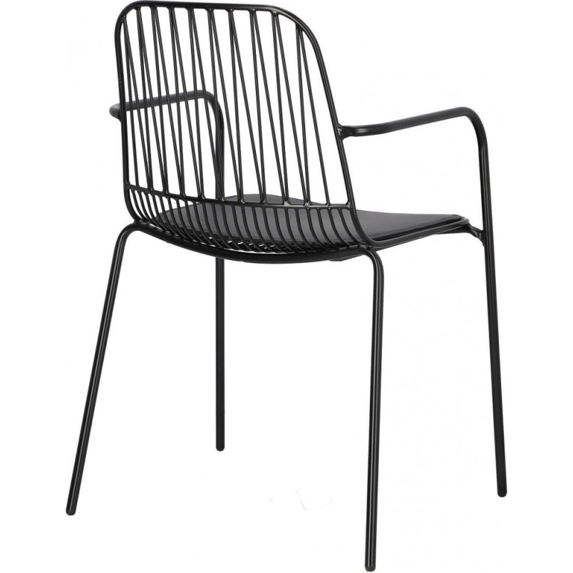 Krzesło druciane Willy Arm Black - Intesi | Nowoczesny design