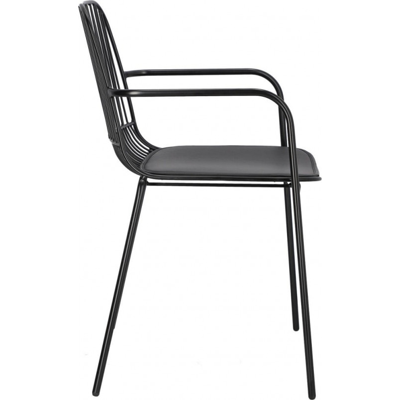 Krzesło druciane Willy Arm Black - Intesi | Nowoczesny design