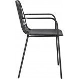 Krzesło druciane Willy Arm Black - Intesi | Nowoczesny design