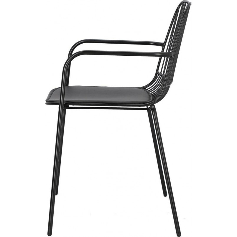 Krzesło druciane Willy Arm Black - Intesi | Nowoczesny design