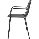 Krzesło druciane Willy Arm Black - Intesi | Nowoczesny design