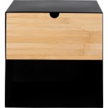Szafka nocna Actona Joliet 30cm - Czarny / Naturalny | Actona