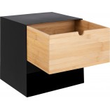 Szafka nocna Actona Joliet 30cm - Czarny / Naturalny | Actona