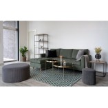 Stolik kawowy Venezia | Złoty, Okrągły | Intesi