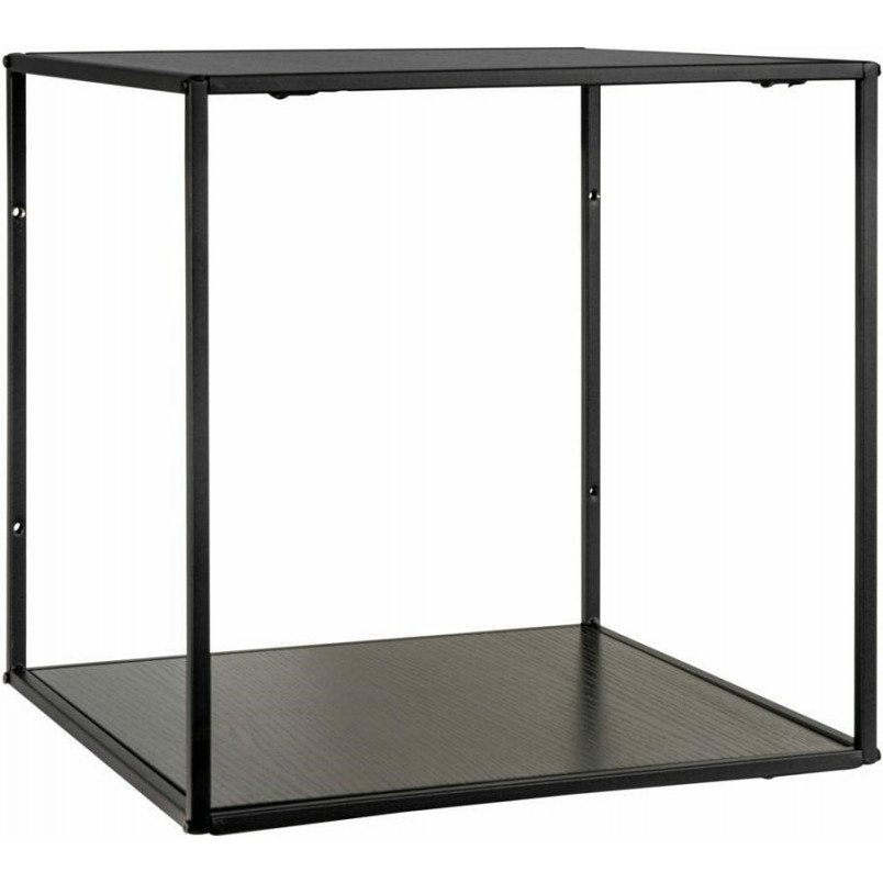 Półka ścienna industrialna Vita 36cm czarna - Intesi