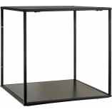 Półka ścienna industrialna Vita 36cm czarna - Intesi