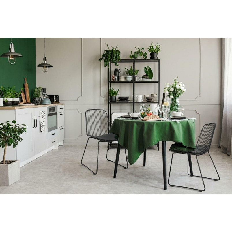 Krzesło Druciane Dill Czarny Intesi - Design i Komfort