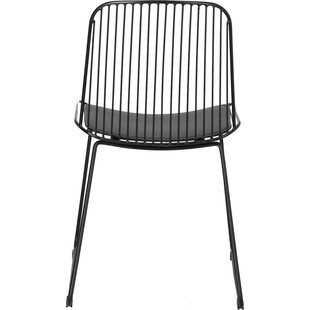 Krzesło Druciane Dill Czarny Intesi - Design i Komfort