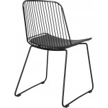 Krzesło Druciane Dill Czarny Intesi - Design i Komfort