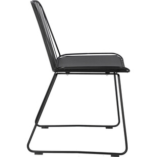 Krzesło Druciane Dill Czarny Intesi - Design i Komfort