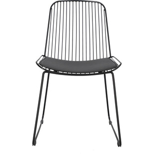 Krzesło Druciane Dill Czarny Intesi - Design i Komfort