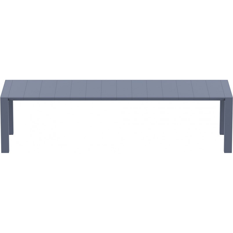 Stół rozkładany Vegas Siesta - 260x100 cm - Ciemno Szary