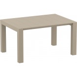 Stół rozkładany Vegas Siesta - 100x100, beżowy | Komfort i styl w ogrodzie