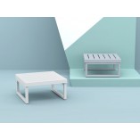 Stolik kawowy Mykonos beżowy Siesta - Elegancki i trwały