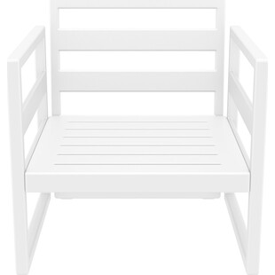 Fotel ogrodowy Mykonos biały Siesta - Komfort i styl!