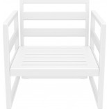 Fotel ogrodowy Mykonos biały Siesta - Komfort i styl!