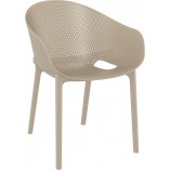 Krzesło Sky Pro beżowe Siesta - Elegancki design i wygoda