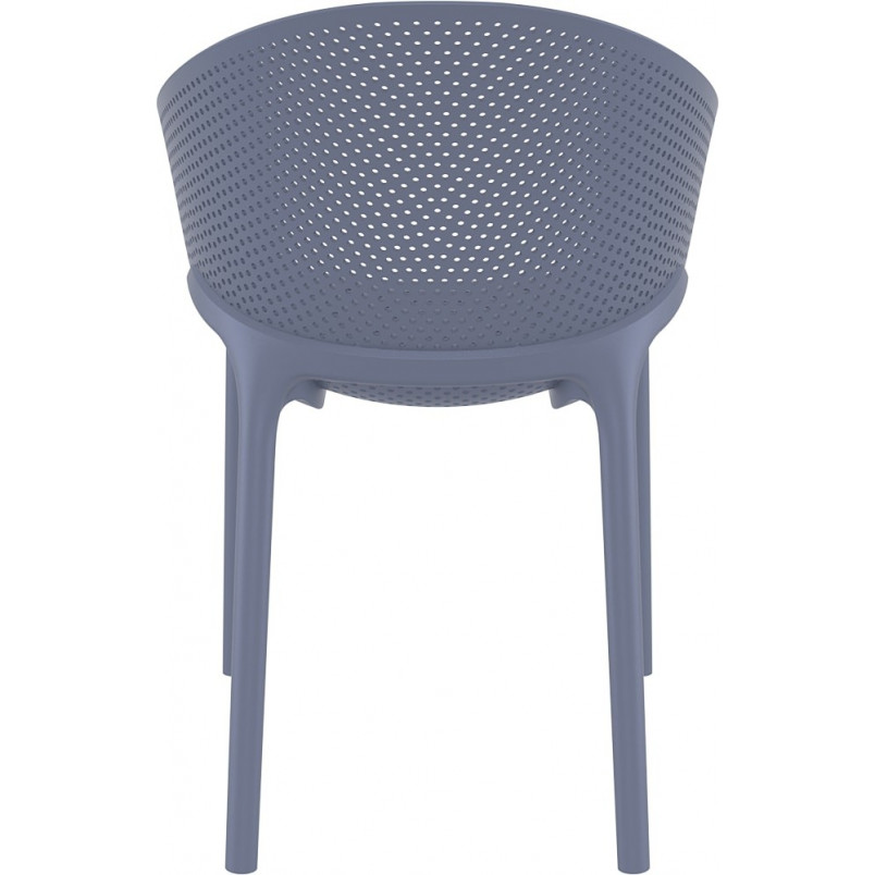 Krzesło Sky Pro Siesta - Ażurowe, Szare | Komfort i Design