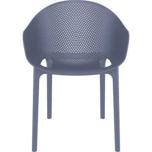Krzesło Sky Pro Siesta - Ażurowe, Szare | Komfort i Design