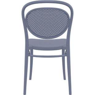 Krzesło Siesta Marcel - Ażurowe, Szare - Komfort i Design