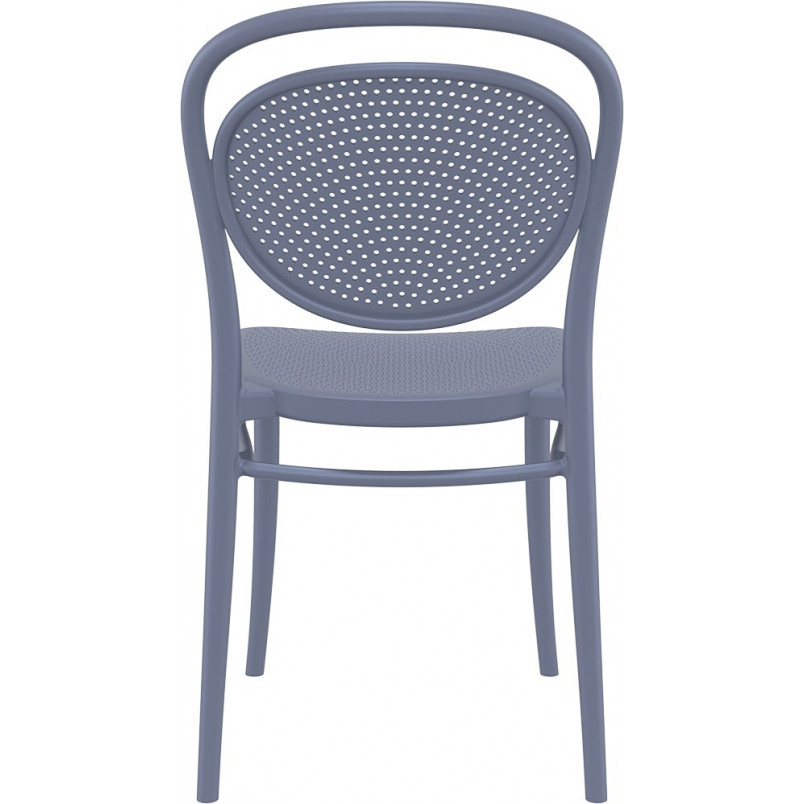 Krzesło Siesta Marcel - Ażurowe, Szare - Komfort i Design