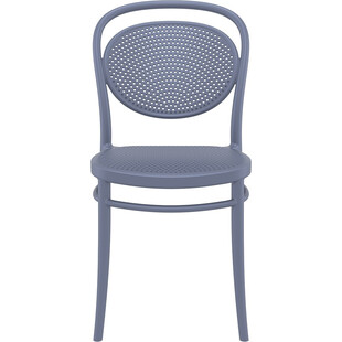 Krzesło Siesta Marcel - Ażurowe, Szare - Komfort i Design