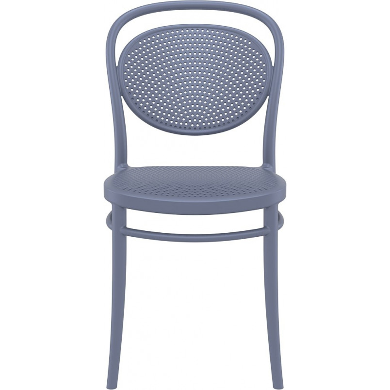 Krzesło Siesta Marcel - Ażurowe, Szare - Komfort i Design