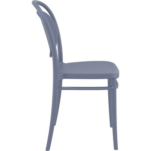Krzesło Siesta Marcel - Ażurowe, Szare - Komfort i Design